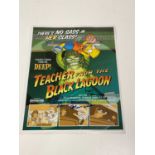 THE SIMPSONS; a poster for 'Teacher from the Black Lagoon', bearing the signatures of Matt