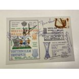 TOTTENHAM HOTSPUR; a first day cover bearing several signatures including Terry Dyson, Dave