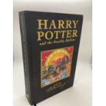 ROWLING J K; Harry Potter and the Deathly Hallows, a rare deluxe first edition signed by Daniel