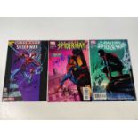 SPIDERMAN; three comic books, two signed by both Stan Lee & J. Michael Straczynski & Ultimate