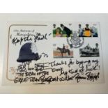 THE GREAT TRAIN; a first day cover bearing the signature of Ronnie Biggs inscribed 'Keep the