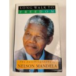 NELSON MANDELA; 'Long Walk to Freedom', the autobiography bearing three signatures; Nelson