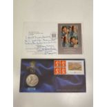 HIS MAJESTY THE KING CHARLES III AND HER MAJESTY QUEEN CAMILLA; a first day cover bearing the