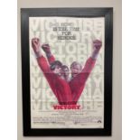 'Escape to Victory'; a rare original poster for the classic film bearing the signatures of some of
