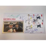 BRITISH COMEDY; a limited edtion first day cover no. 40/200 bearing signatures including Ronnie