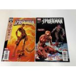 SPIDERMAN; two comic books, both signed by Stan Lee, The Amazing Spiderman, also signed by J Michael