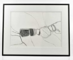 † HARRY OUSEY (1915-1985); charcoal, untitled, unsigned, inscribed on Goldmark Gallery of