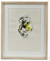 † HARRY OUSEY (1915-1985); watercolour, 'Self Portrait of Artist', signed and dated '77, inscribed
