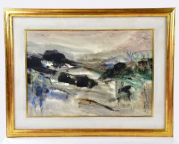 † HARRY OUSEY (1915-1985); watercolour, 'Cotswolds', signed and dated '75, titled verso, 37 x