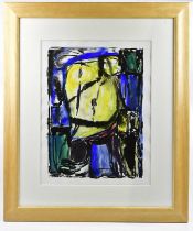 † HARRY OUSEY (1915-1985); watercolour, untitled, signed and dated '66, 56 x 42cm, framed and