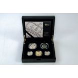 THE ROYAL MINT; a cased proof set UK Piedfort set 2010, boxed.