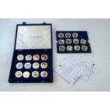 WESTMINSTER MINT; a thirty five piece coin set History of Space Exploration.