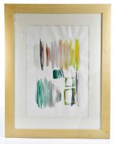 † HARRY OUSEY (1915-1985); watercolour, untitled, signed and dated '81, 70 x 48cm, framed and