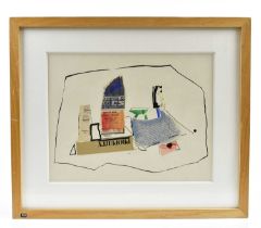 † HARRY OUSEY (1915-1985); watercolour, untitled, unsigned, 26 x 36cm, framed and glazed.