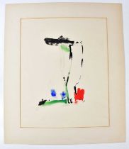 † HARRY OUSEY (1915-1985); watercolour, untitled, signed and dated '64, 50 x 40cm, mounted but