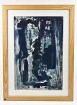 † HARRY OUSEY (1915-1985); watercolour, untitled, signed and dated '61, 58 x 38cm, framed and