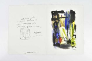 † HARRY OUSEY (1915-1985); watercolour, 'Reflection near Noon', signed and dated '78, with artist'