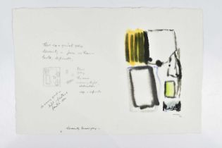 † HARRY OUSEY (1915-1985); watercolour, 'Serenity Towards Grey', signed and dated '78, with artist's