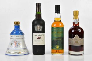 MIXED SPIRITS; a group of bottles to include Glen Broch Highland Single Malt Scotch whisky, aged