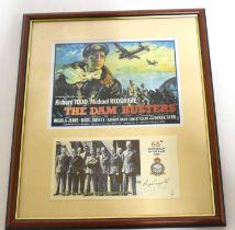 DAM BUSTERS INTEREST; framed RAF interest montage, to include a printed copy of the Dam Busters