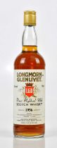 WHISKY: a single bottle Longmorn Glenlivet L.G.D. Finest Highland Malt Scotch Whisky, 1956,