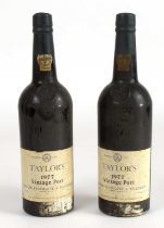 PORT; two bottles Taylor's Vintage Port 1977, Taylor, Fladgate & Yeatman, 21%, 75cl (2).