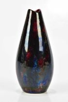 ROYAL DOULTON; a Sung type experimental flambé vase, height 16cm. Provenance: Private collection,