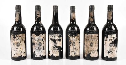 PORT; six bottles Warre's Vintage Port 1975, bottle no.1670 (6)