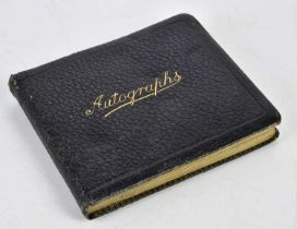 An autograph book to include signatures by Albert Coates, Sir Hugh P Allen, Miss Elsie Sotheby, Mr