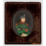 Porzellanporträt "Napoleon Bonaparte"