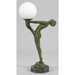 Art Déco-Skulpturenlampe