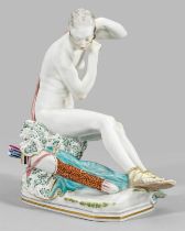 Art Déco-Figur "Sitzende Diana" von Meissen