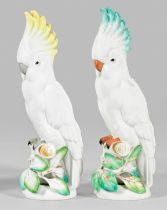 Paar Kakadu-Figuren