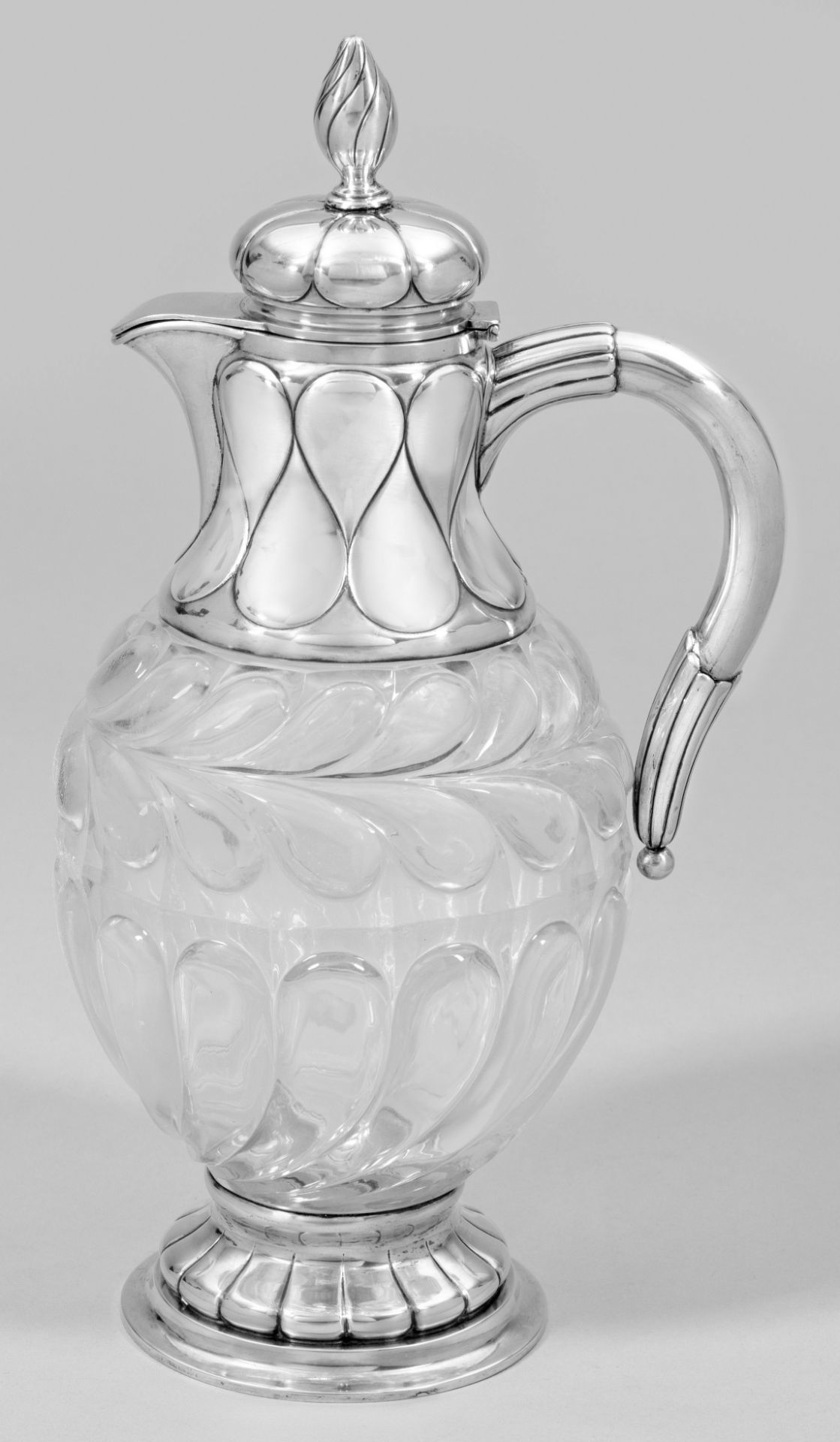 Äußerst seltene Kristallglaskaraffe von Peter-Karl Fabergé