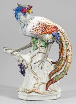 Seltene, monumentale Figur "Paradiesvogel"