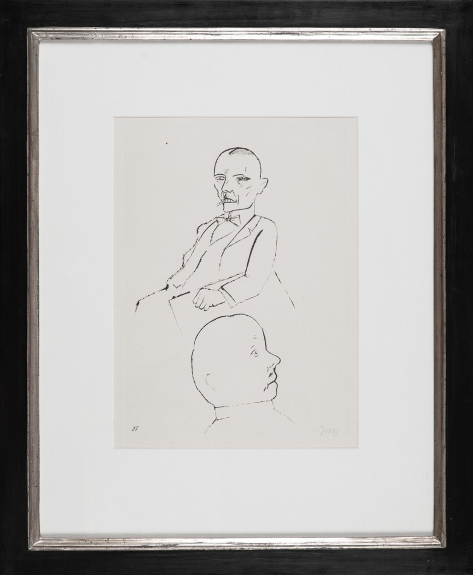 George Grosz – In Gedanken. - Image 2 of 4