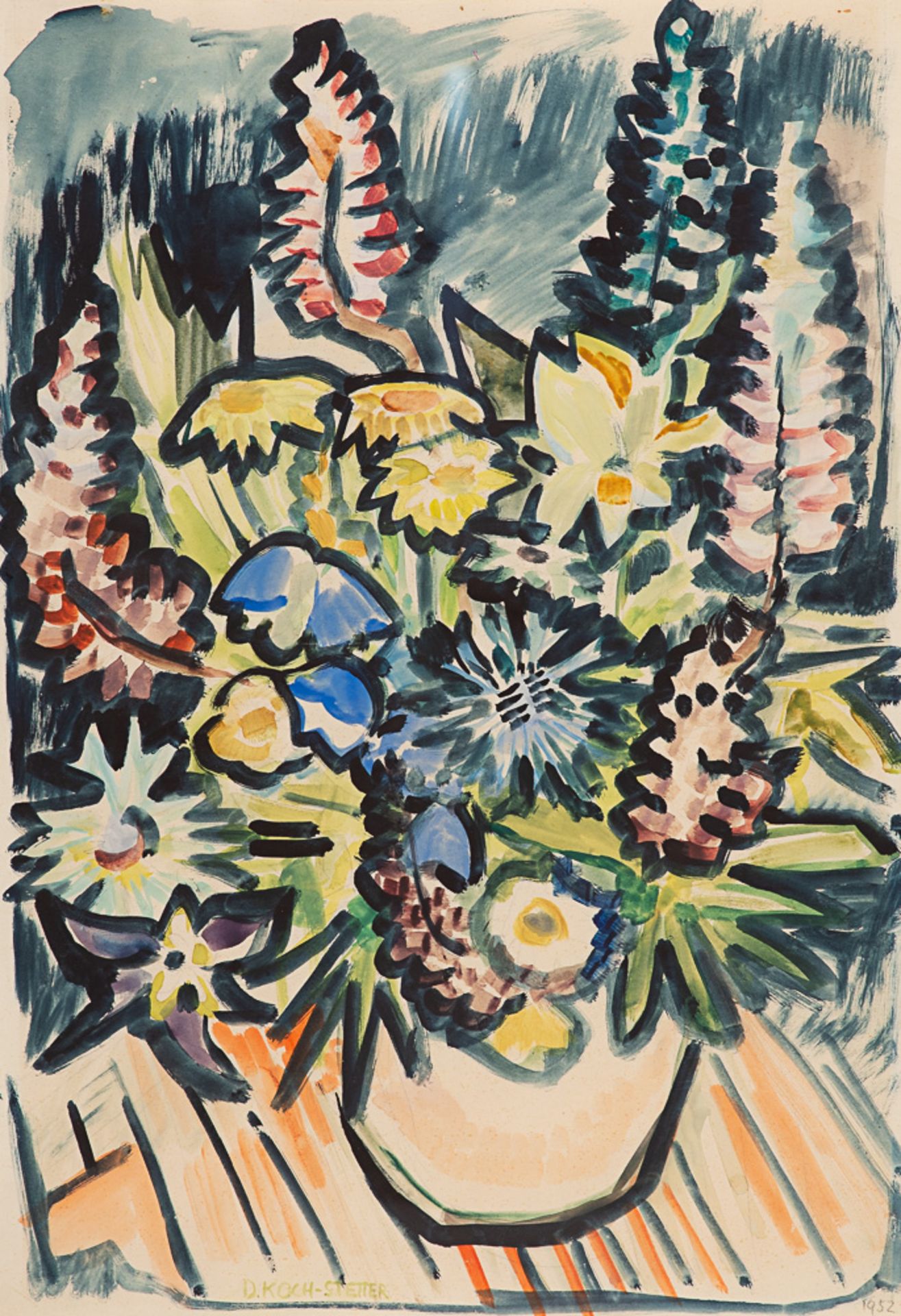 Dora Koch-Stetter – Blumenstillleben, 1952.