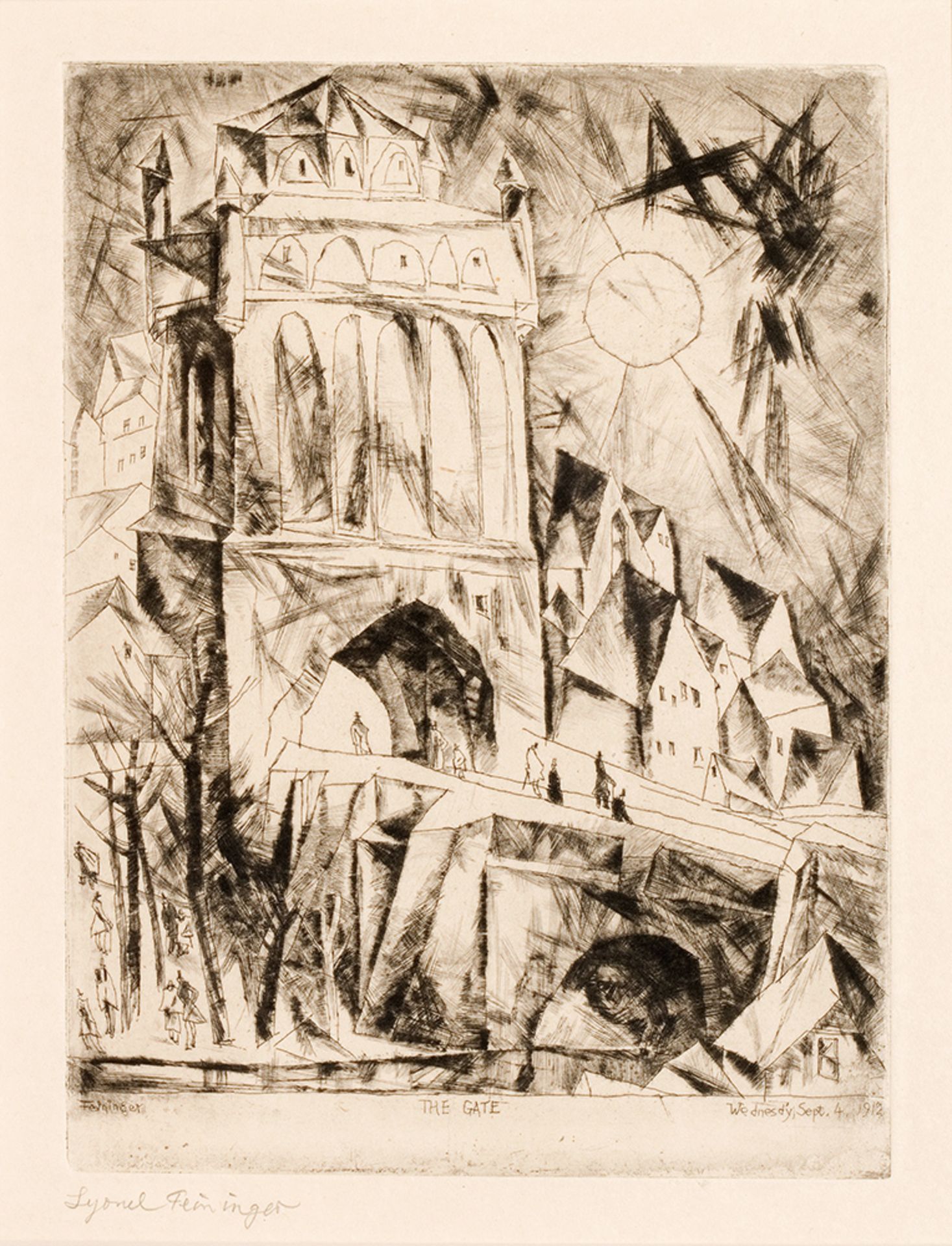 Lyonel Feininger – Das Tor (The Gate).