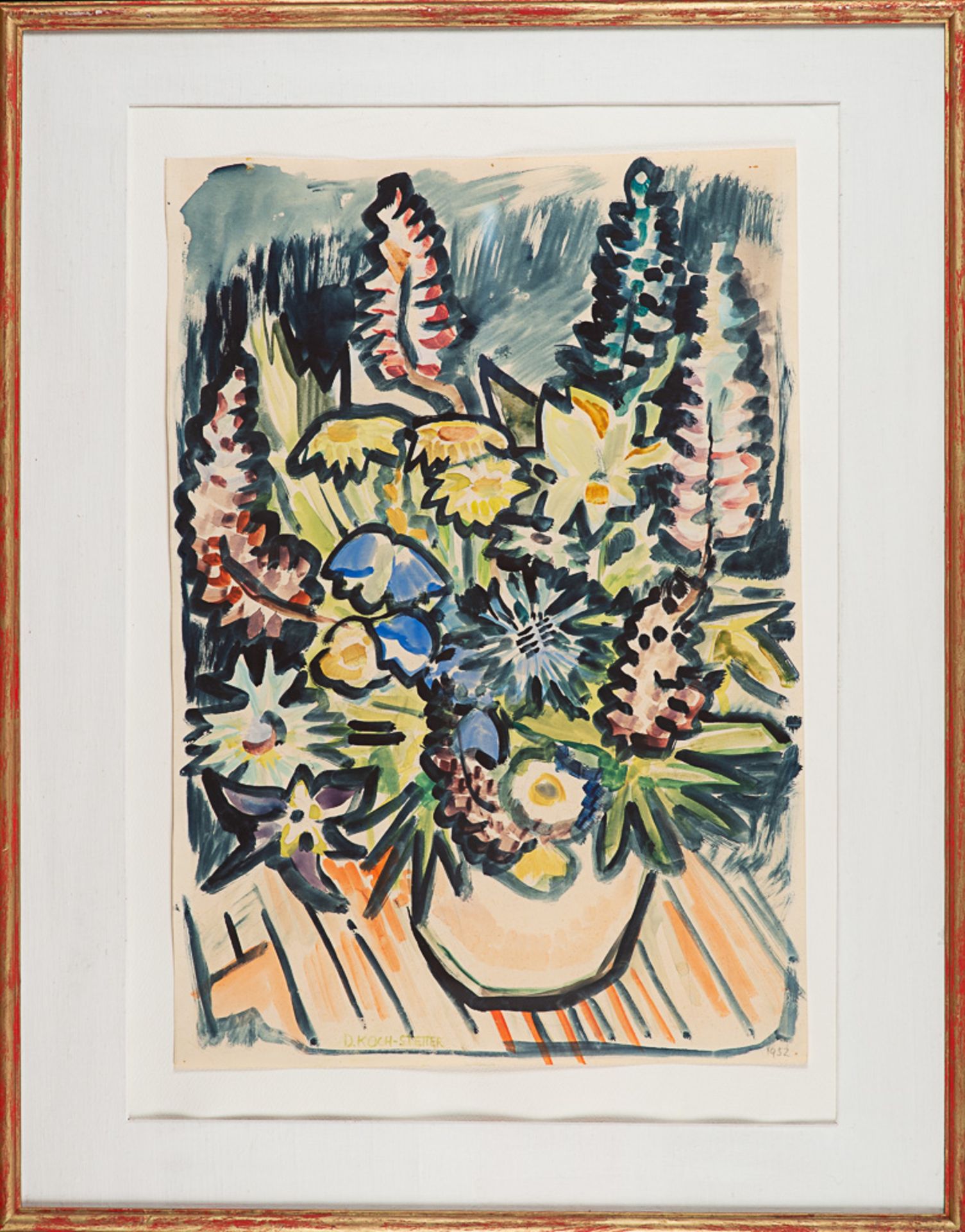 Dora Koch-Stetter – Blumenstillleben, 1952. - Image 2 of 4