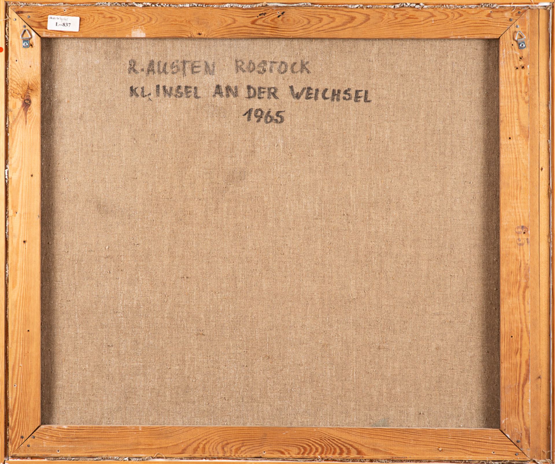 Rudolf Austen – Kleine Insel an der Weichsel. - Image 3 of 3