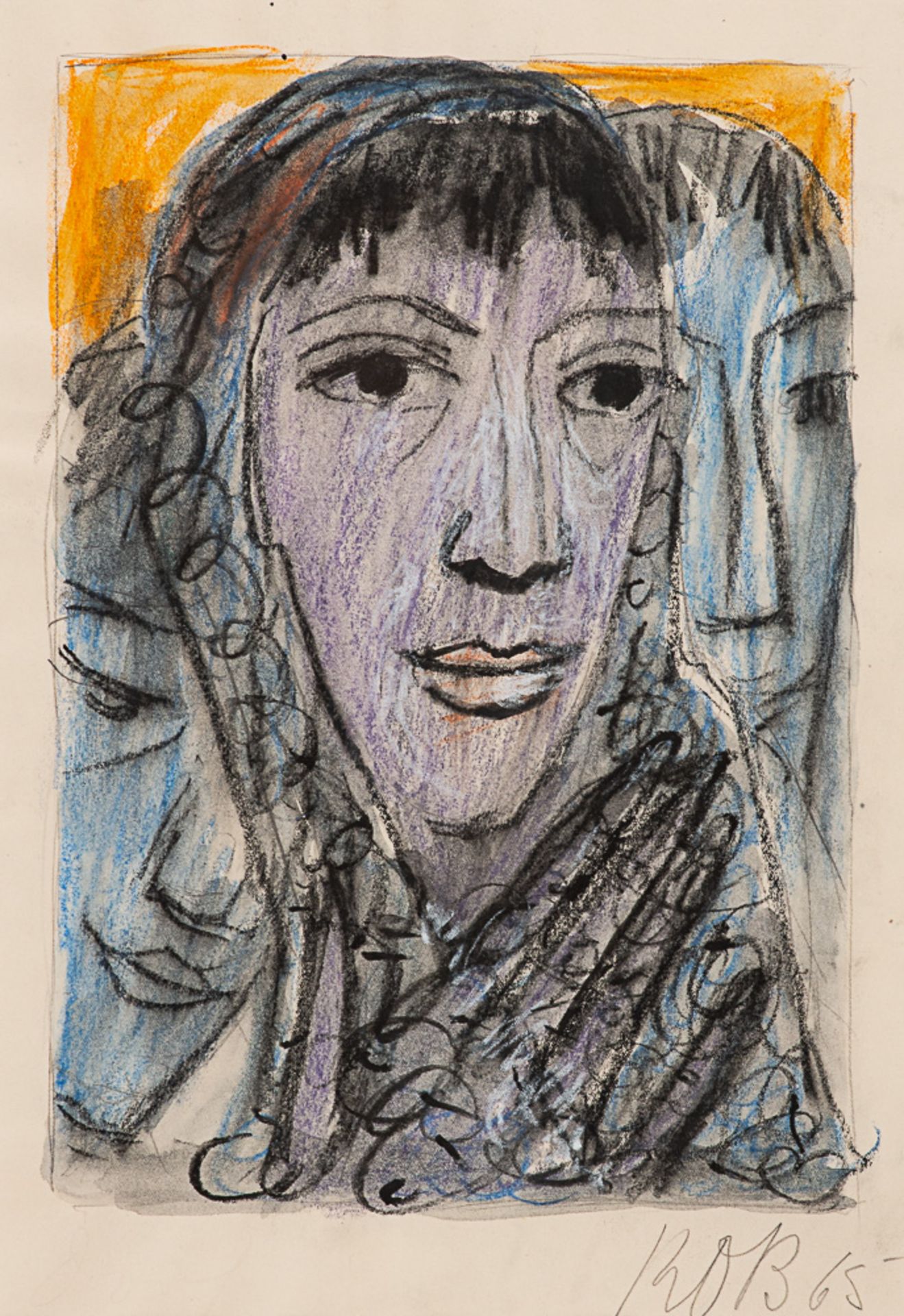 Kate Diehn-Bitt – Frauenbildnis, 1965.