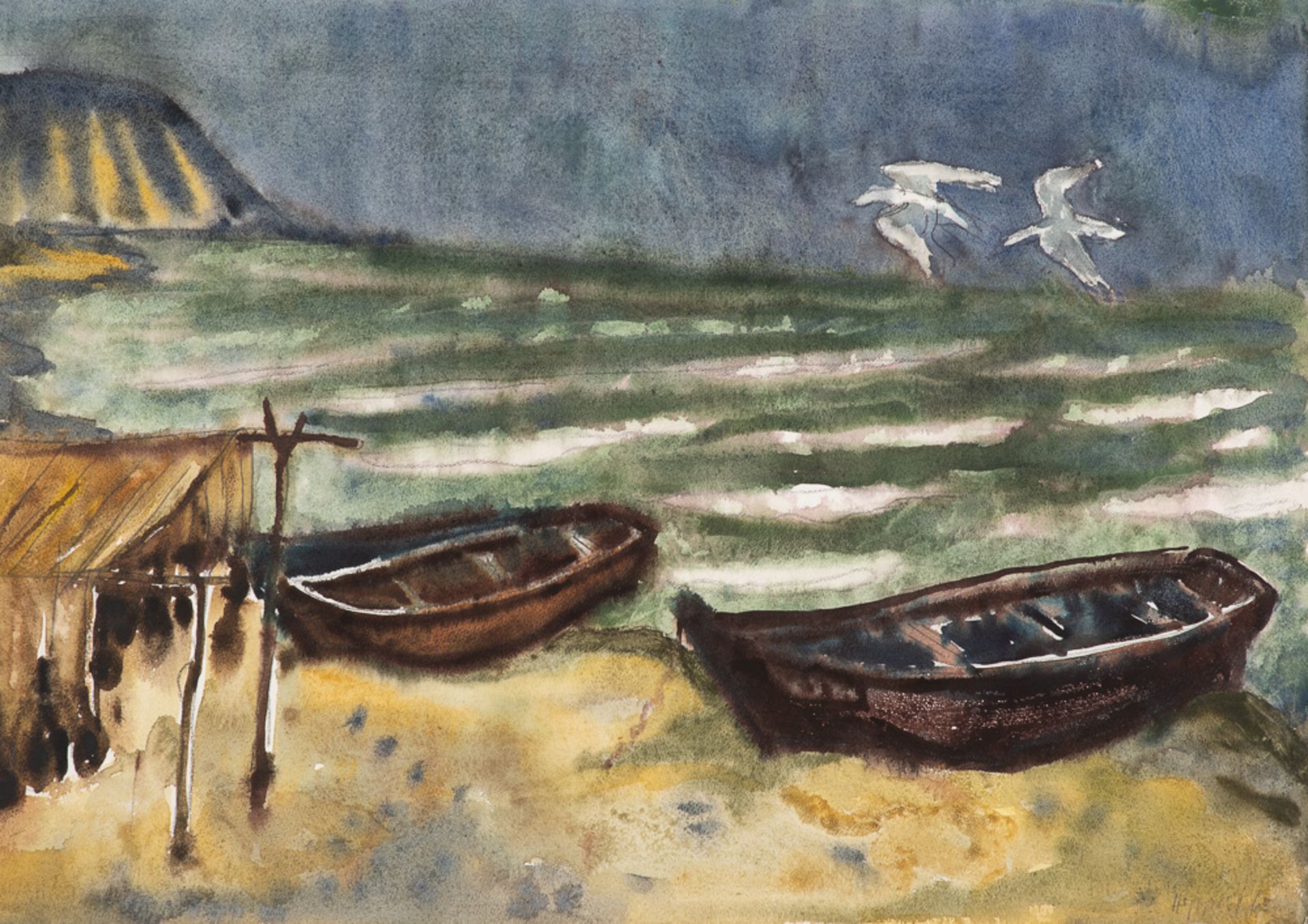 Erhard Hippold – Göhren, Südstrand.