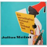 F. Adameitz; Krautschneider-Welser "Plakat Julius Meinl"