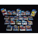 22 x Mattel Hot Wheels Vehicles. Carded. Various Themes including HW Factory Fresh and Exotics. Cars