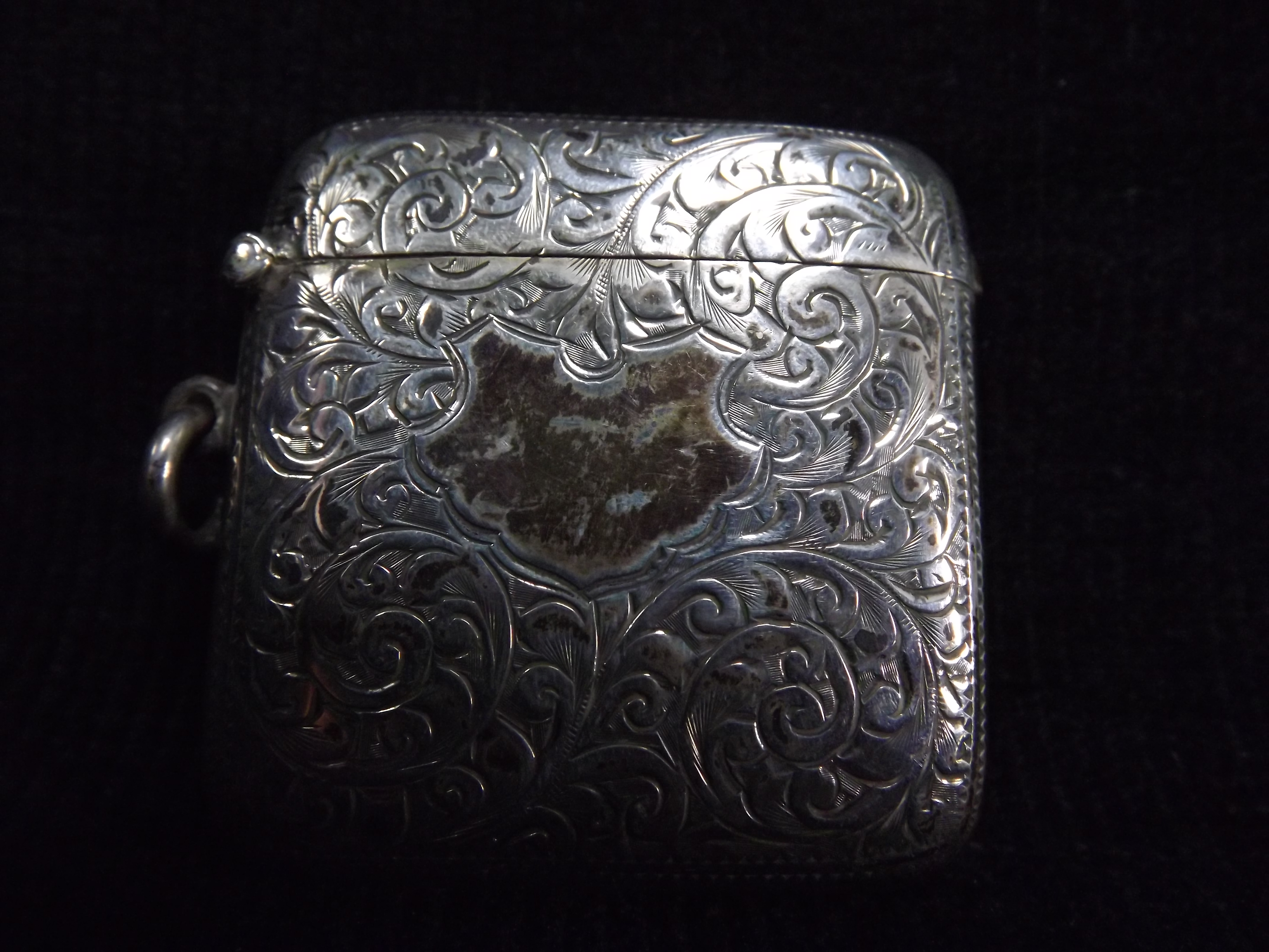 3 x Sterling Silver Smoking Cases. 2 x Vesta or Match Holders and a Cigarette Case. Maker on - Image 7 of 9