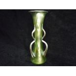 Bohemian Loetz style Glass Vase. Art Nouveau period or the first Quarter of the 20th Century.