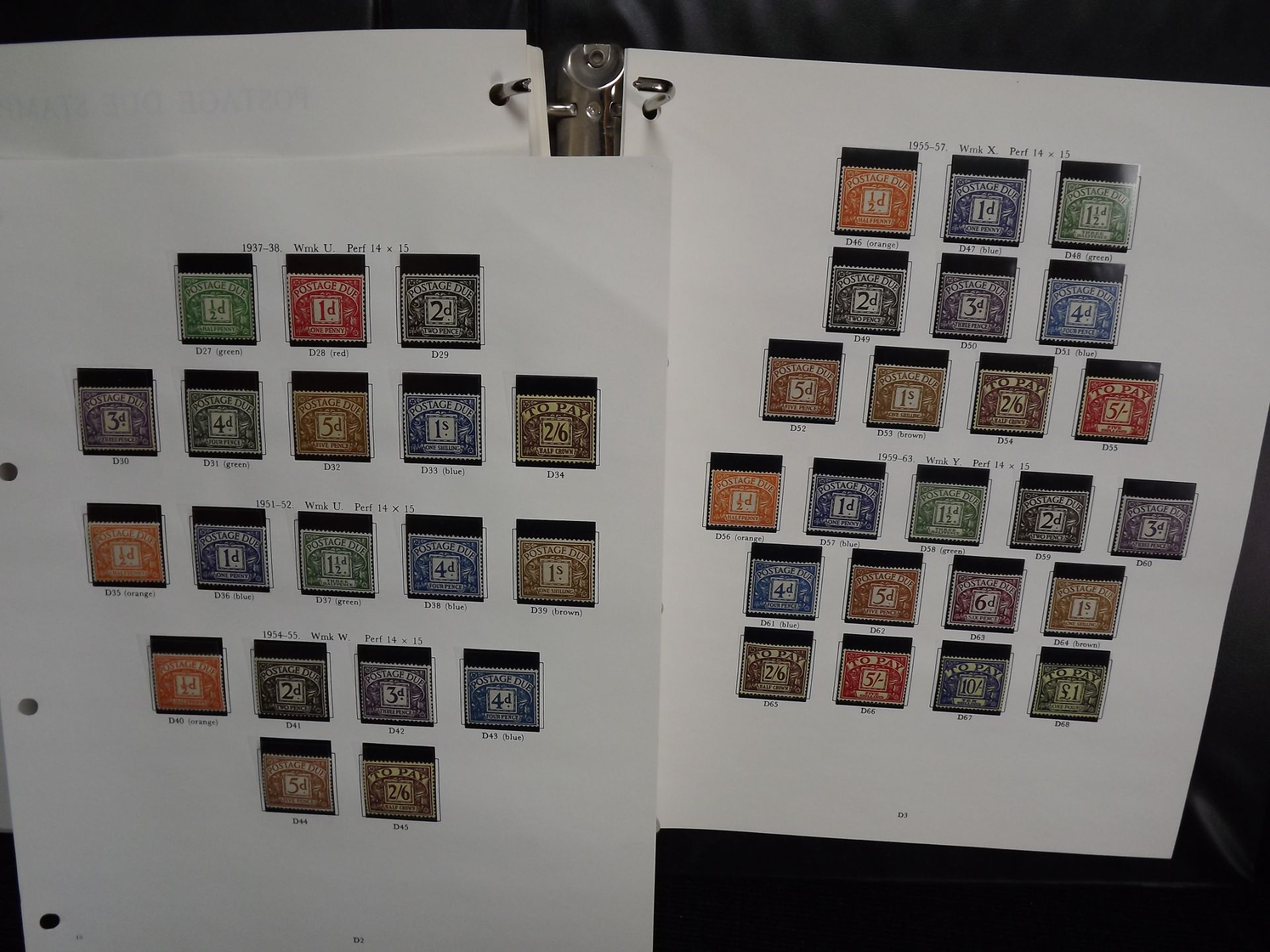 Great British Stanley Gibbons Stamp Album. Volume 1 - Pre-Decimal Issues 1840 - 1970. Penny Black - Image 30 of 34