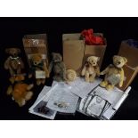 6 x Great Britain Deans Ragbook Co(Pontypool 1903) Teddy Bears(Silver, Gold or Platinum Society