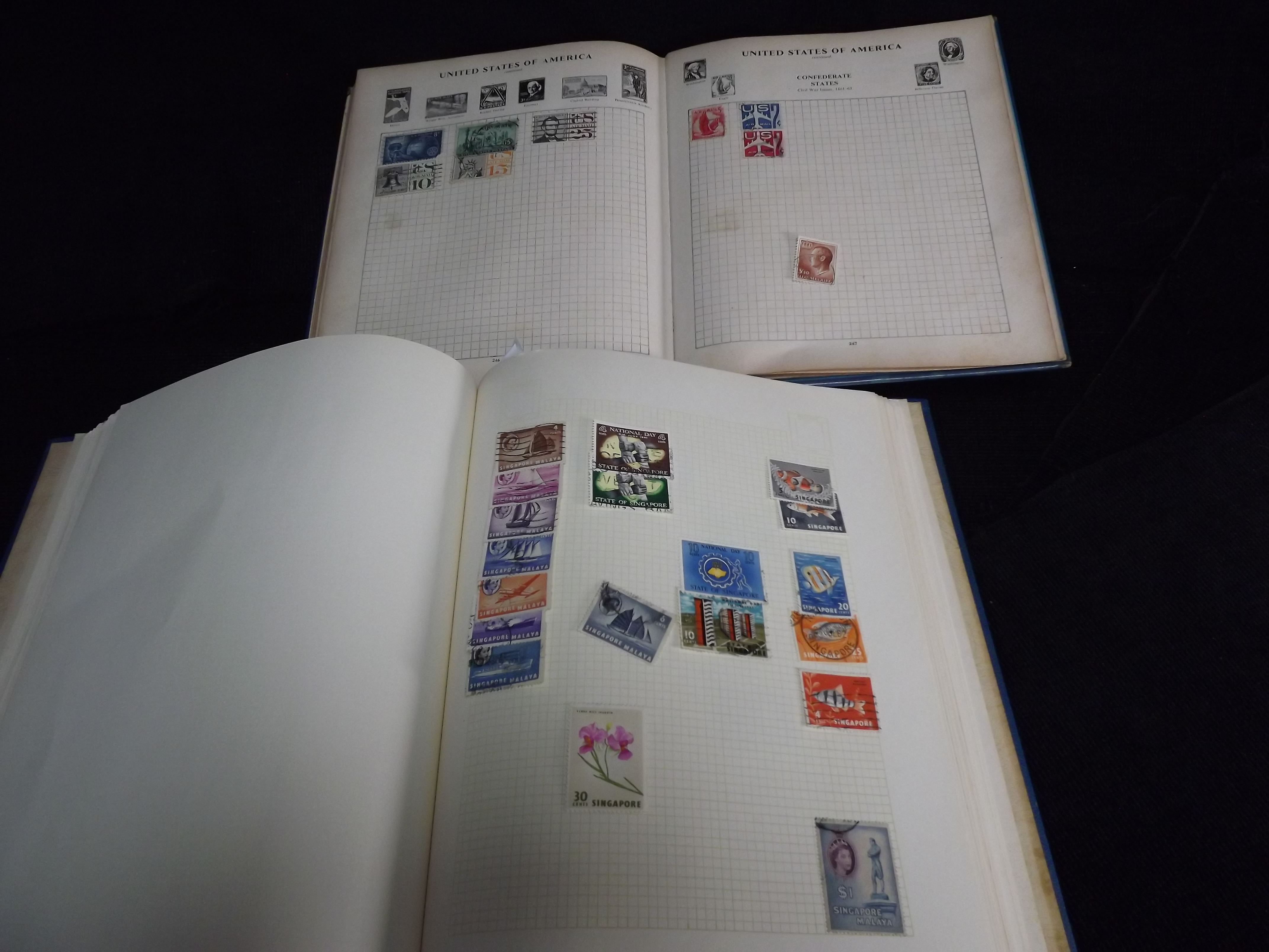 3 x Albums of World, GB and Commonwealth Stamps. Report - Mixed mint and used collection housed in a - Image 55 of 65