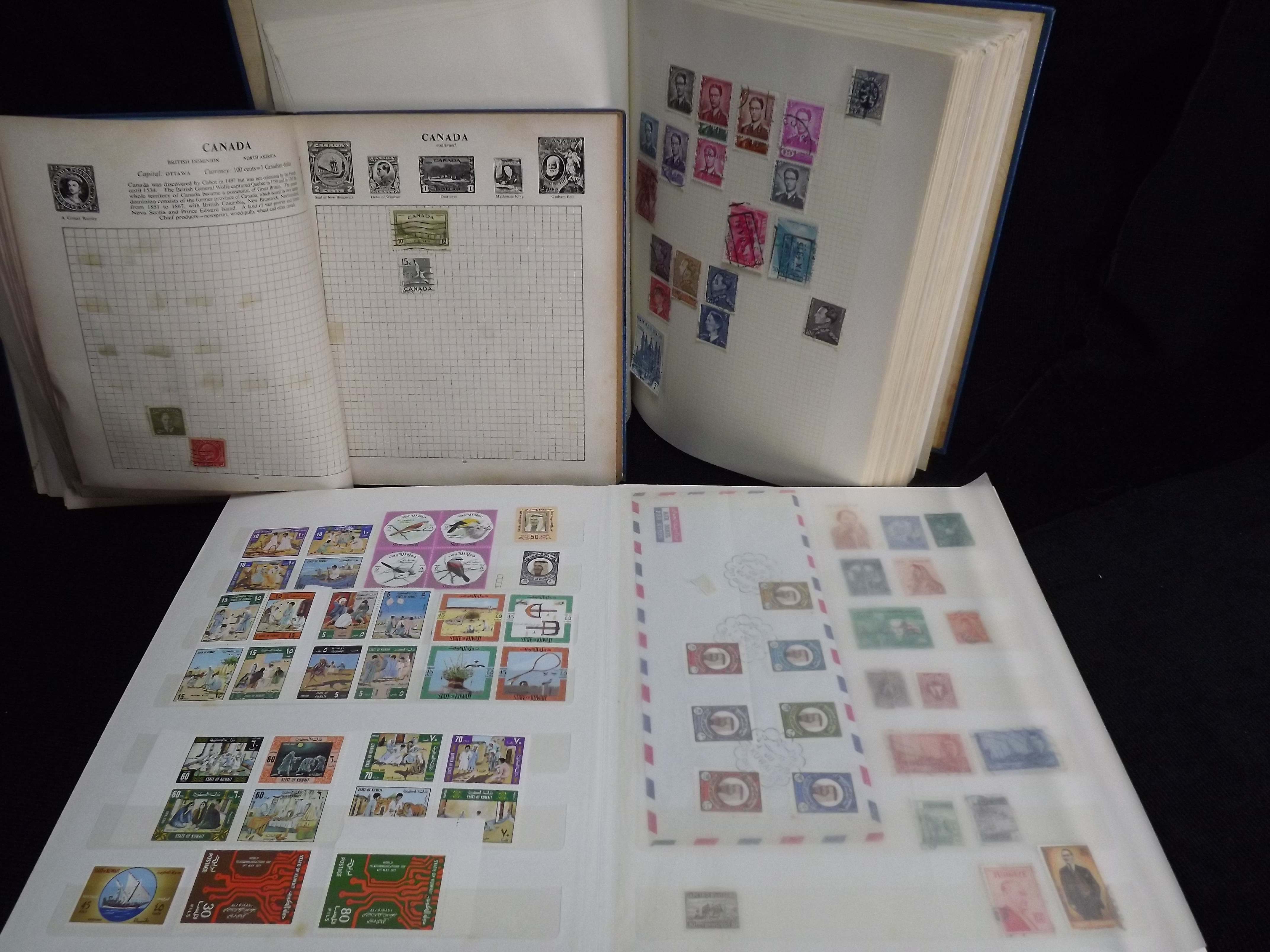 3 x Albums of World, GB and Commonwealth Stamps. Report - Mixed mint and used collection housed in a - Image 10 of 65